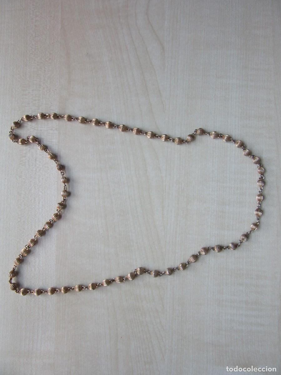 Joaillerie: Collar Posible a&ntilde;os 70 Longitud total 8o cm Peso 75 gr