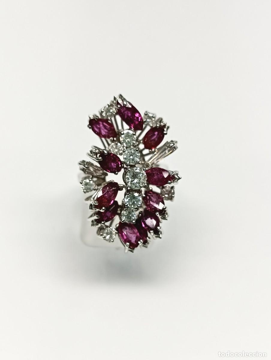 Gioielleria: Anillo oro18kts. btes.-rubis 7,80grms.