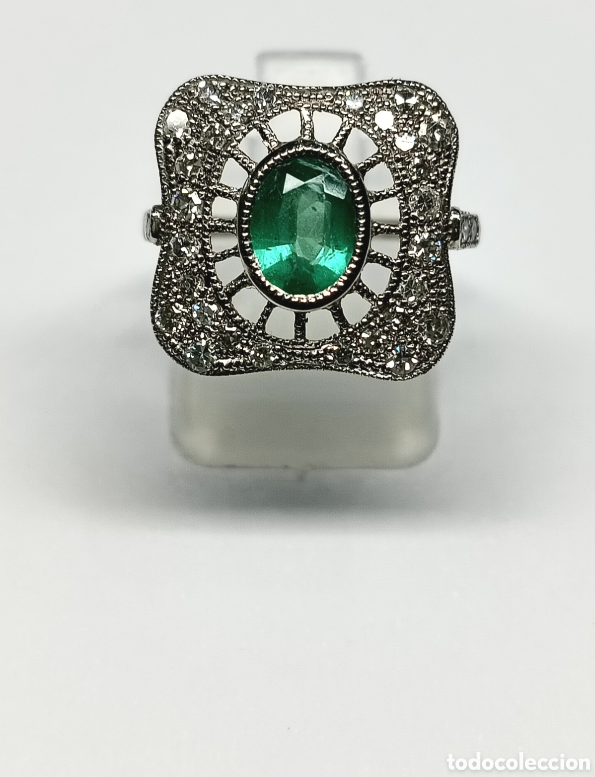 Joyeria: Anillo Platino brillantes 4,40.-grms - Foto 1