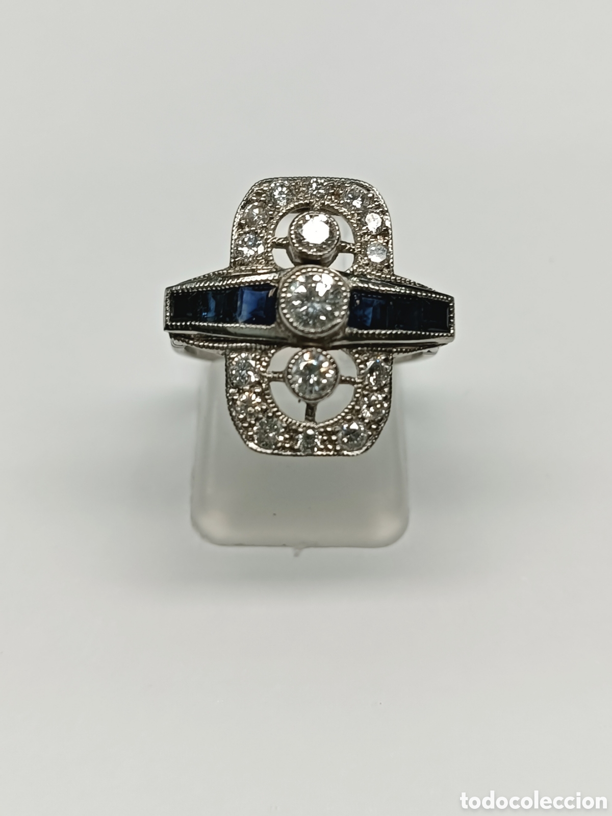 Joalharia: Anillo Platino brillantes 5,20.-grms