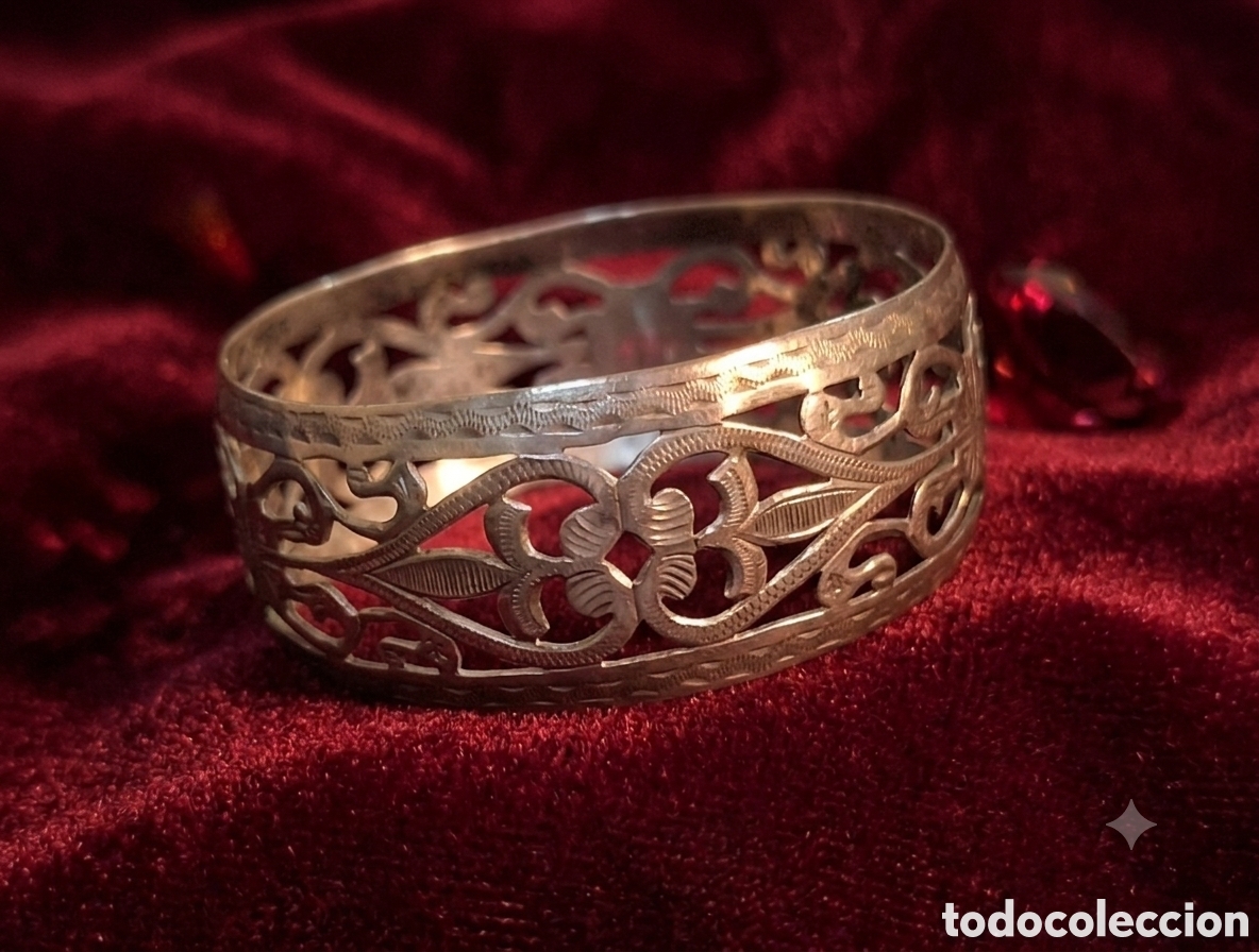 Joyeria: Brazalete de plata de ley