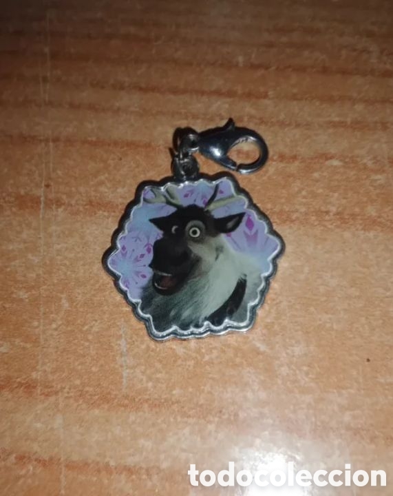 Joyeria: Charm Disney Frozen - Sven el Reno - Colgante original con mosquet&oacute;n