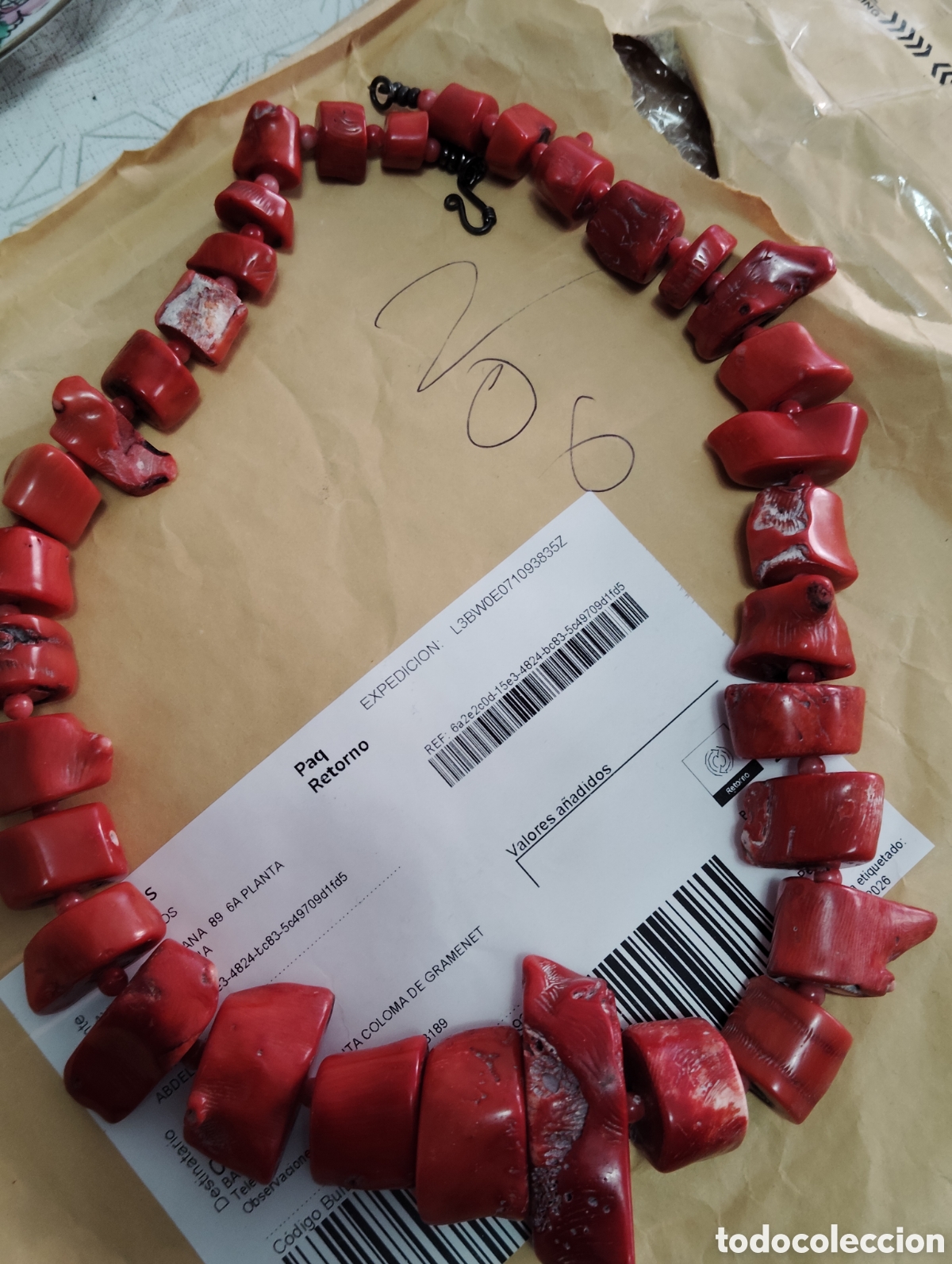 Joyeria: Antiguo Collar de coral - Foto 6