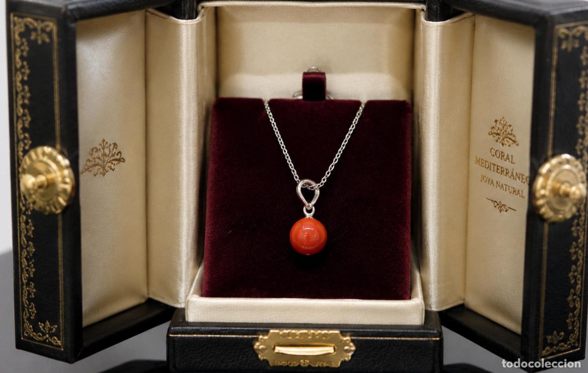 Joaillerie: COLLAR ORO 1&ordf;LEY 750 & CORAL DE JOYER&Iacute;A: PRECIOSA CADENA Y COLGANTE GENU&Iacute;NO CORAL Y ORO 18 KILATES