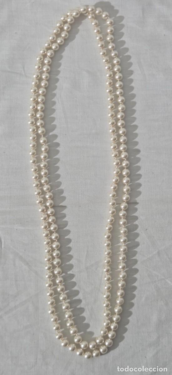 Joyeria: Collar largo de perlas cultivadas, 75 cm de largo - Foto 1