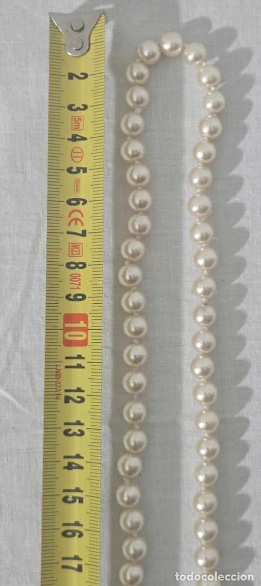 Joyeria: Collar largo de perlas cultivadas, 75 cm de largo - Foto 9