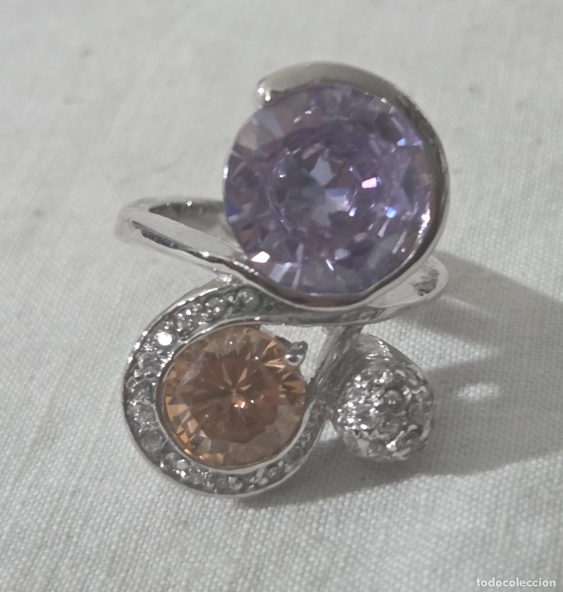 Joyeria: Anillo de plata y circonitas - Foto 2