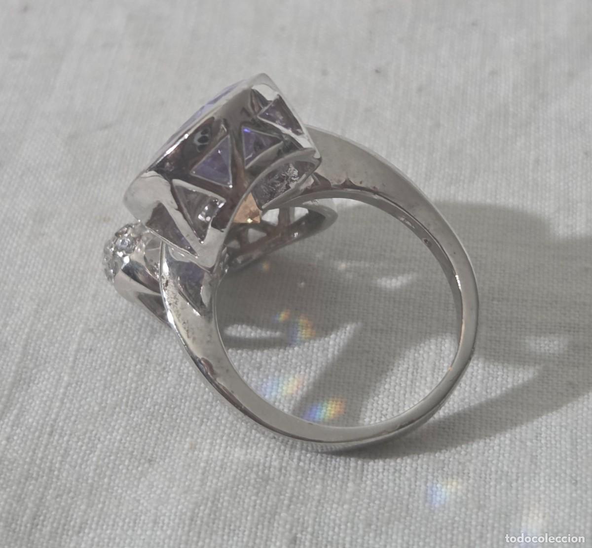 Joyeria: Anillo de plata y circonitas - Foto 4