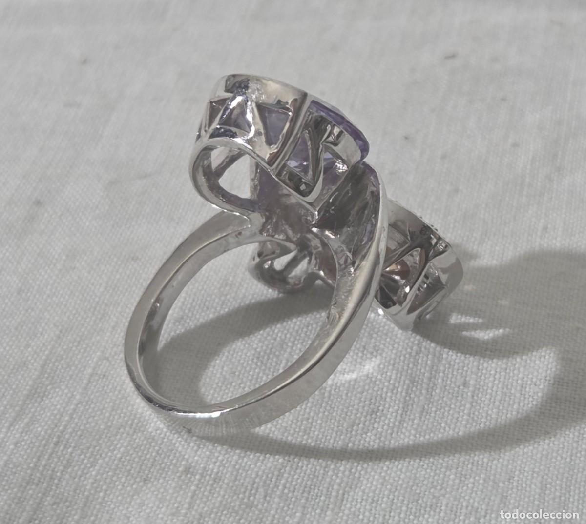Joyeria: Anillo de plata y circonitas - Foto 5