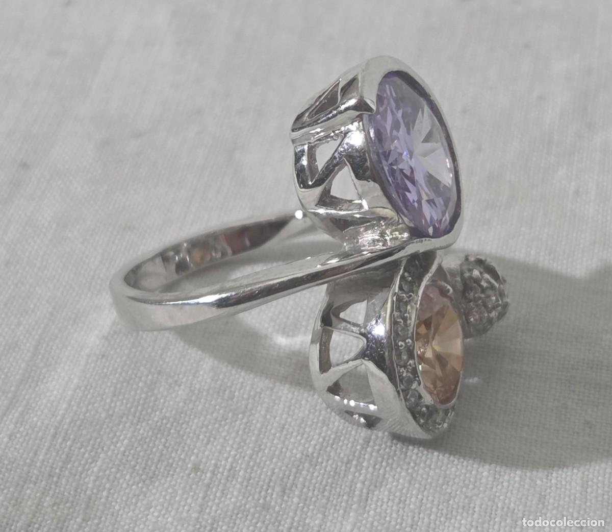 Joyeria: Anillo de plata y circonitas - Foto 6