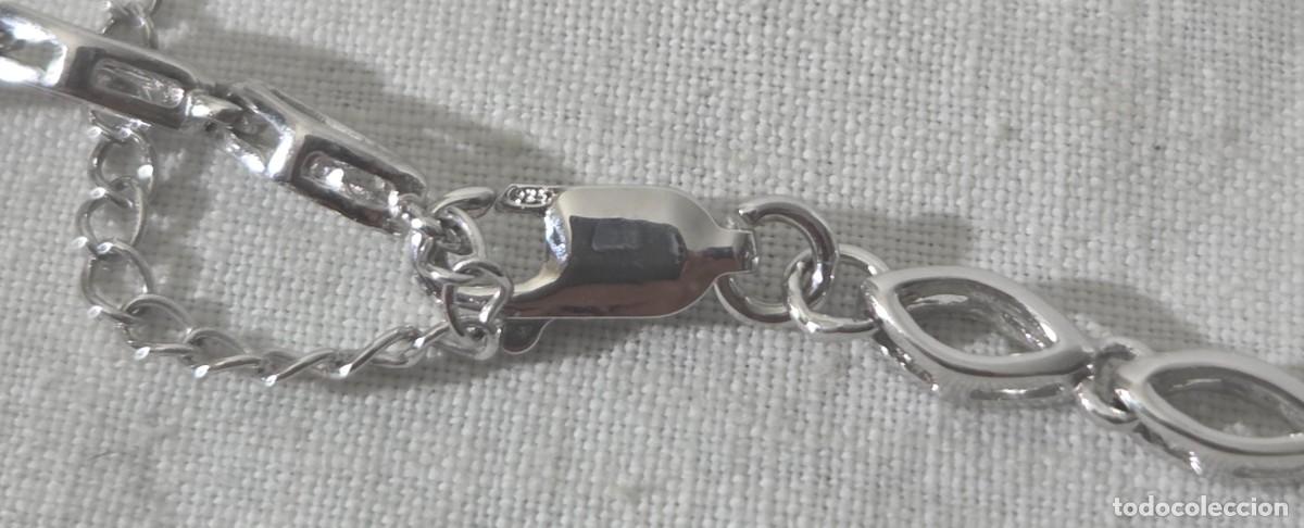 Joyeria: Magnifica gargantilla de circonitas y plata 925 - Foto 10