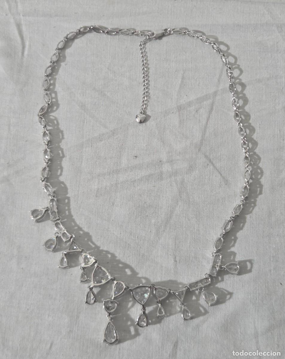 Joyeria: Magnifica gargantilla de circonitas y plata 925 - Foto 11