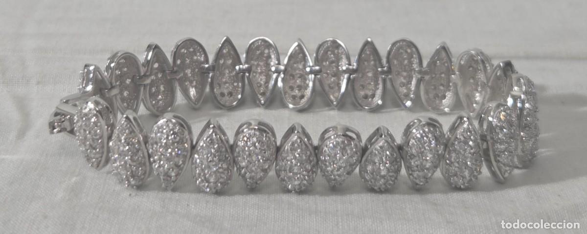 Joyeria: Pulsera de plata 925 y circonitas - Foto 7