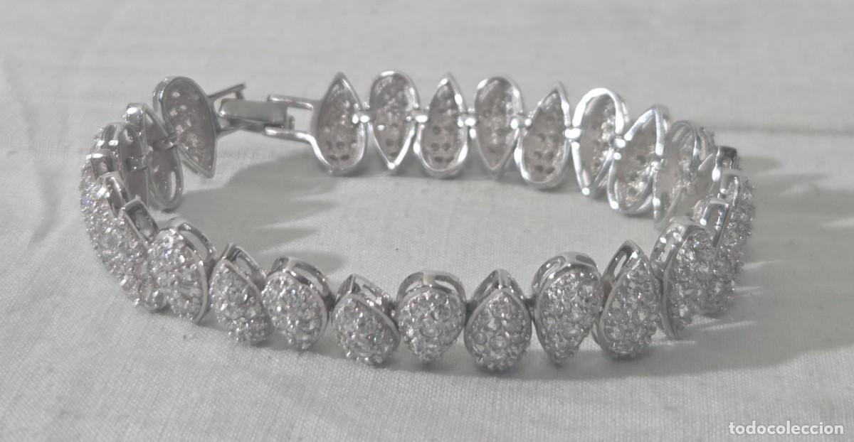 Joyeria: Pulsera de plata 925 y circonitas - Foto 8