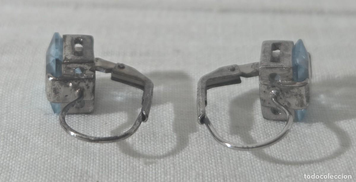 Joyeria: Pendientes simil aguamarina y plata 925 - Foto 5