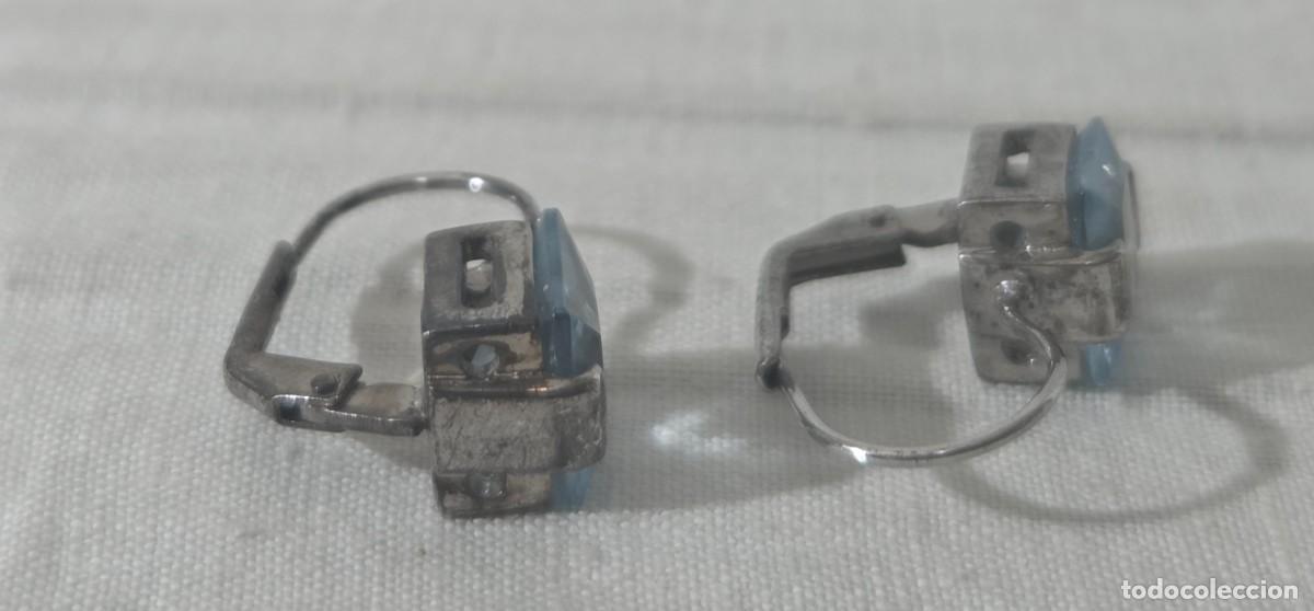 Joyeria: Pendientes simil aguamarina y plata 925 - Foto 9