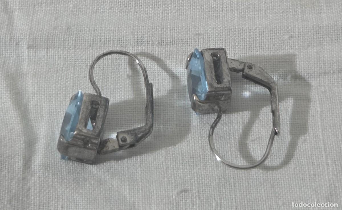 Joyeria: Pendientes simil aguamarina y plata 925 - Foto 10