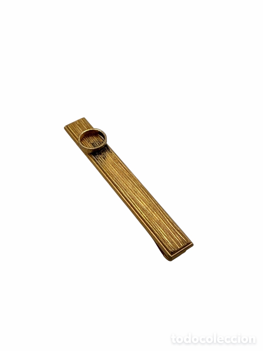 Joyeria: Corbatero Ba&ntilde;ado en Oro