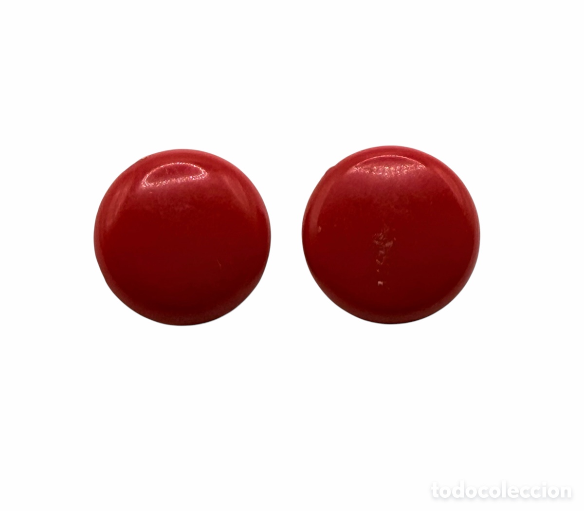 Joyeria: Pendientes Vintage Lunares Rojos - Foto 1