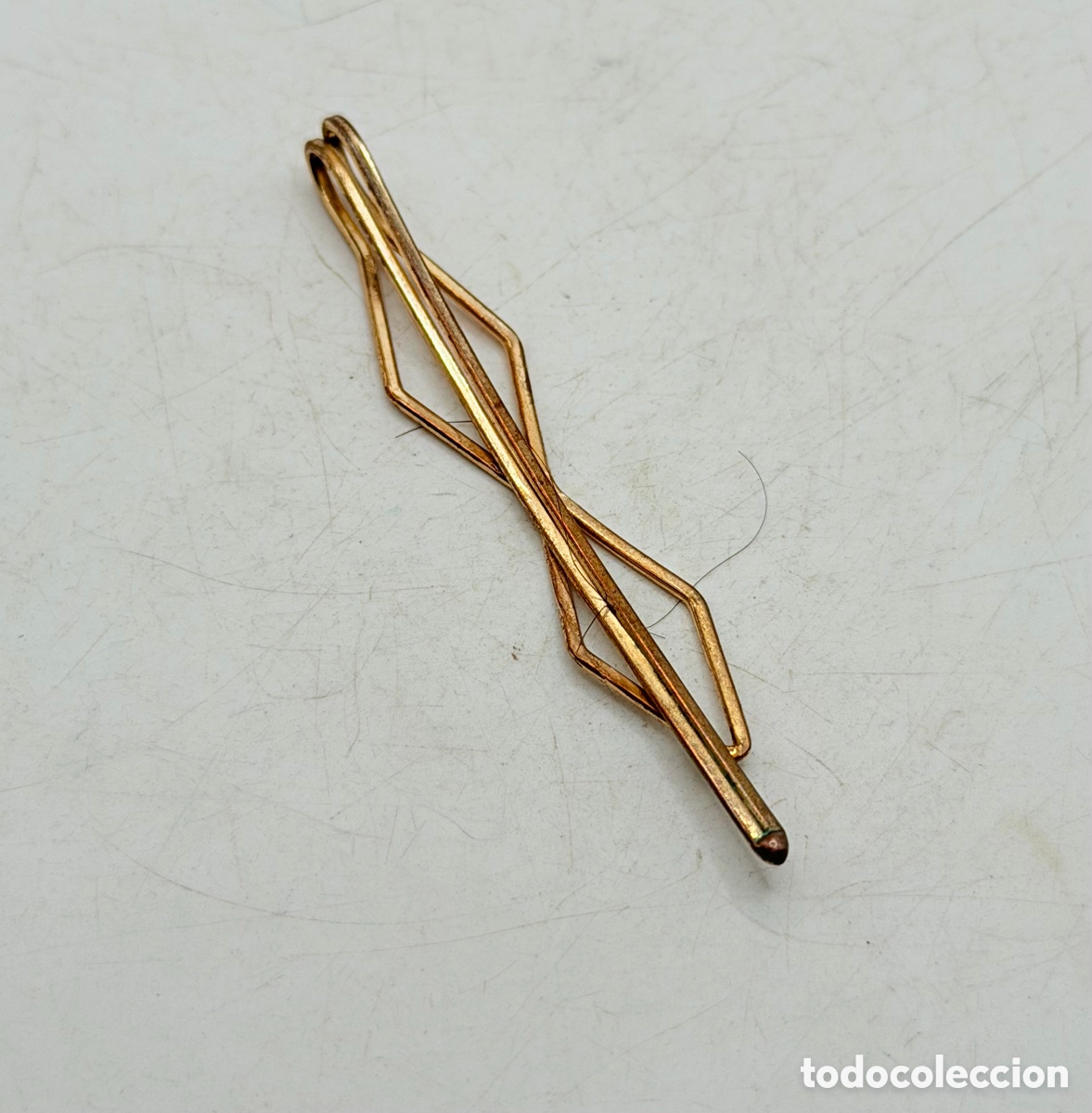 Joyeria: Alfiler Antiguo Dorado - Foto 3