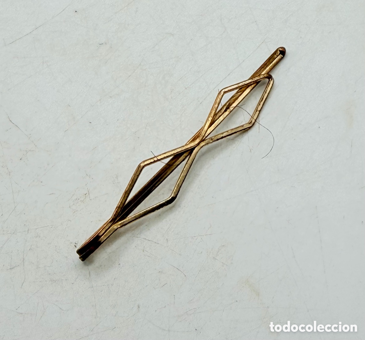 Joyeria: Alfiler Antiguo Dorado - Foto 4