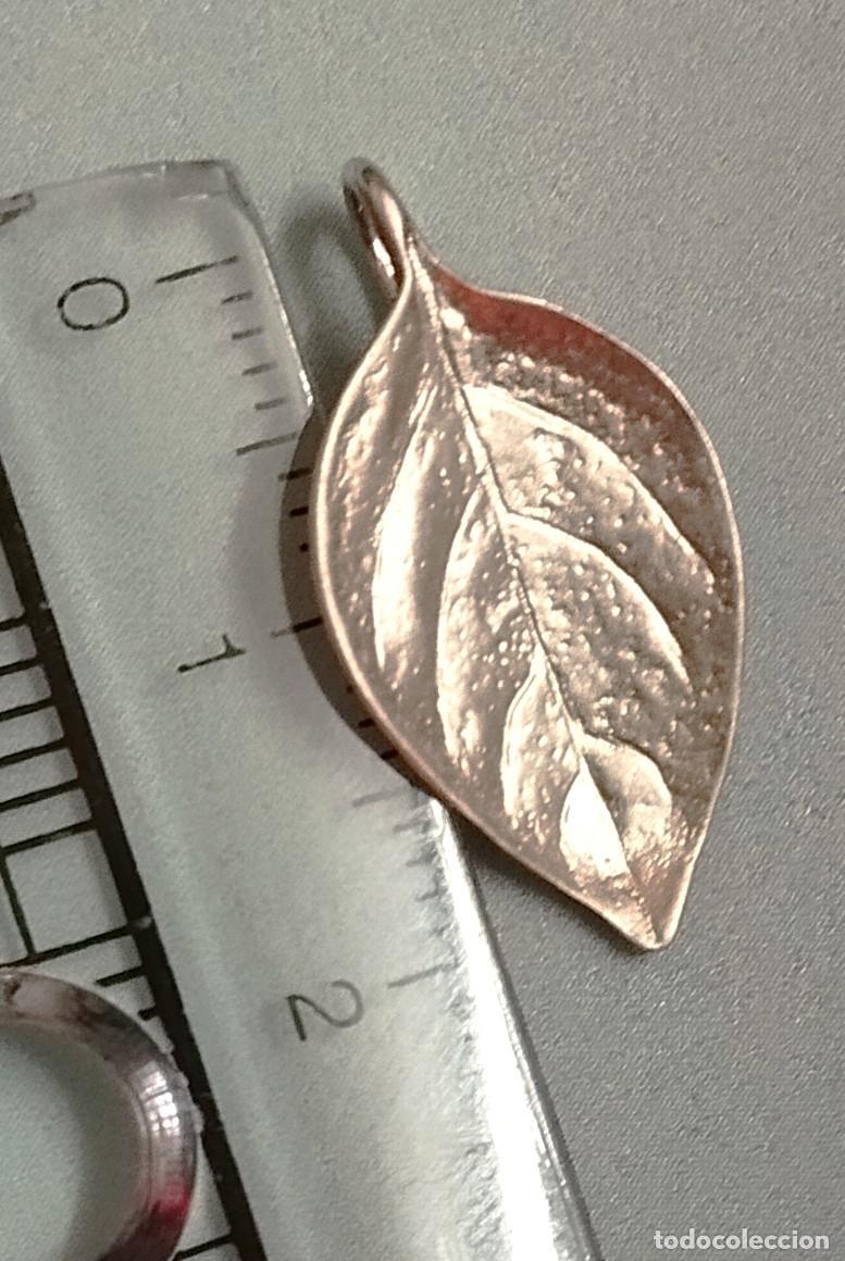 Joyeria: Colgante de hoja, Plata Ley - Foto 3