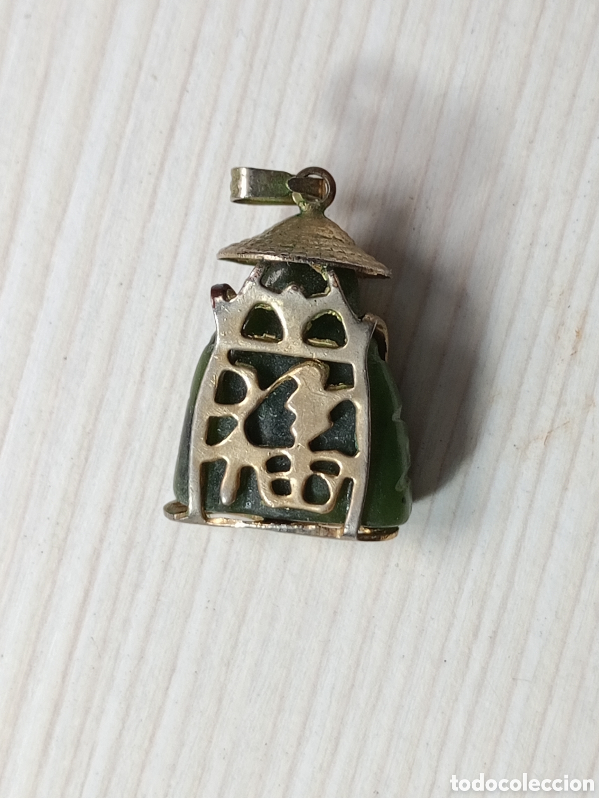 Joyeria: Colgante amuleto de la suerte buda de jade - Foto 2