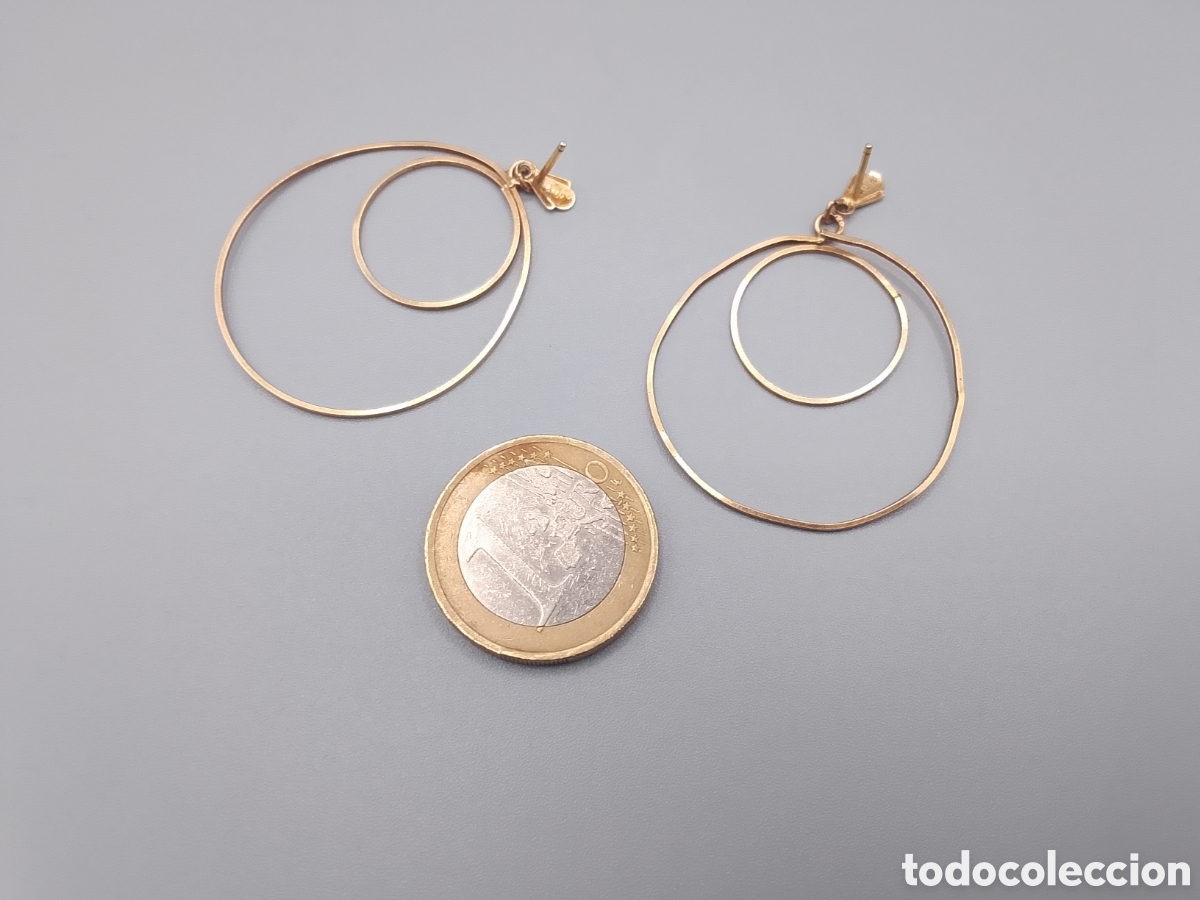 Joyeria: pendientes de oro de 10 kl contrastado en joyer&iacute;a ver im&aacute;genes y leer descripci&oacute;n.