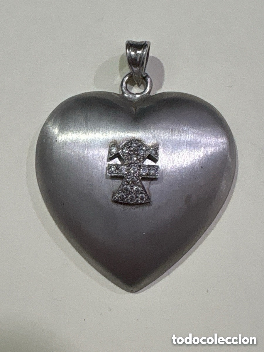Joyeria: Colgante coraz&oacute;n plata de ley 925 - Foto 1