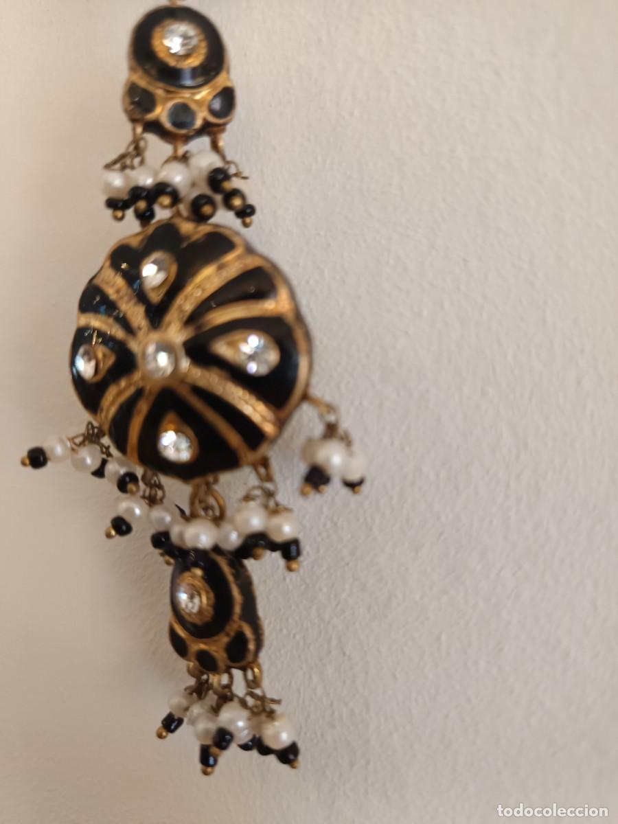 Joyeria: Pendientes largos indios de estilo tradicional - Foto 5