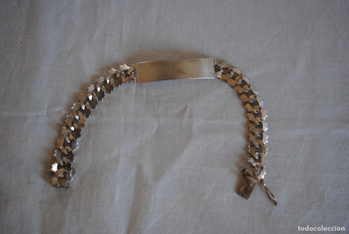 Joyeria: PULSERA DE PLATA EN FORMA DE ESCLAVA MODERNA . - Foto 1