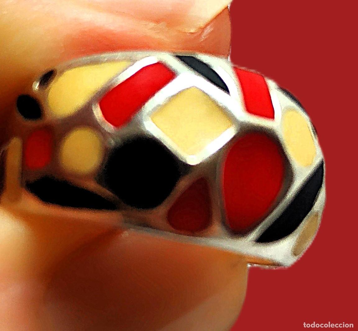 Joyeria: Anillo Plata contrastada con esmaltes - Foto 2
