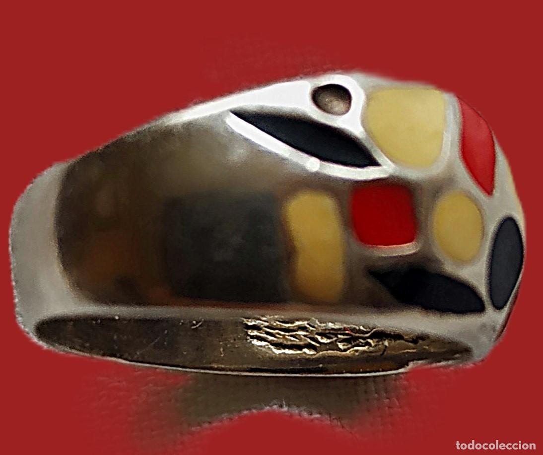 Joyeria: Anillo Plata contrastada con esmaltes - Foto 4