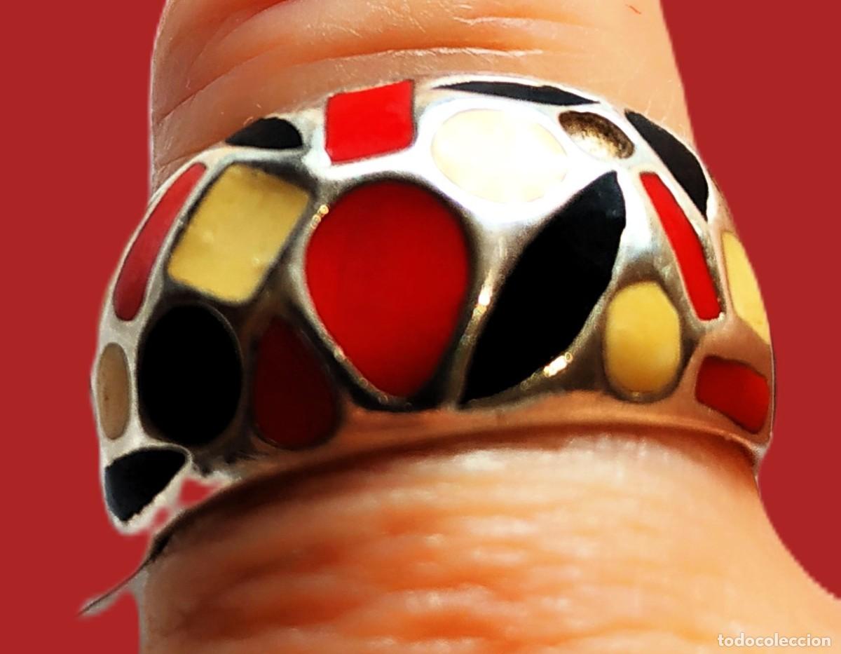 Joyeria: Anillo Plata contrastada con esmaltes - Foto 5