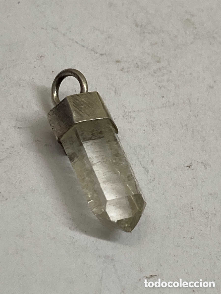 Joyeria: Colgante de plata y quarzo C628