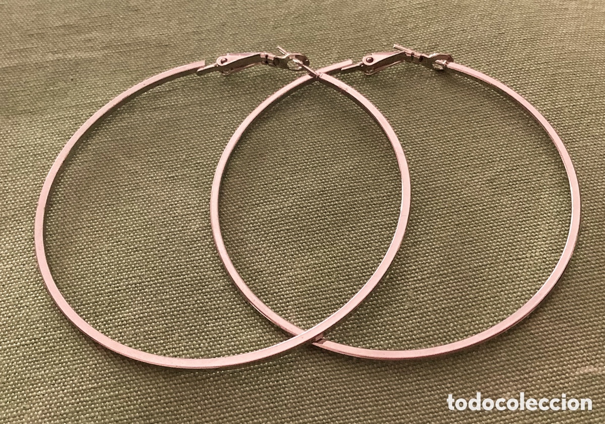 Joyeria: Pendientes aros criolla de gran tama&ntilde;o - Foto 1