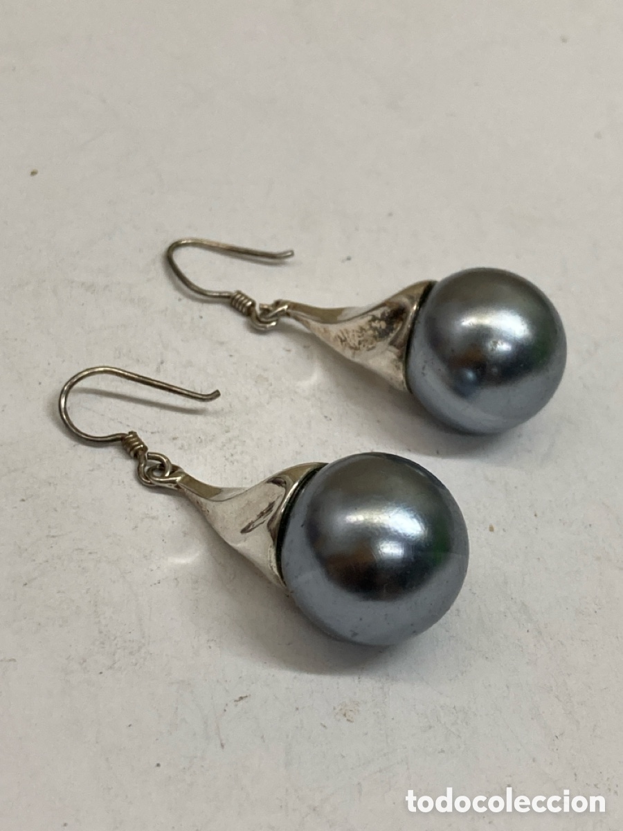 Joyeria: Pendientes de plata perla P502 - Foto 1