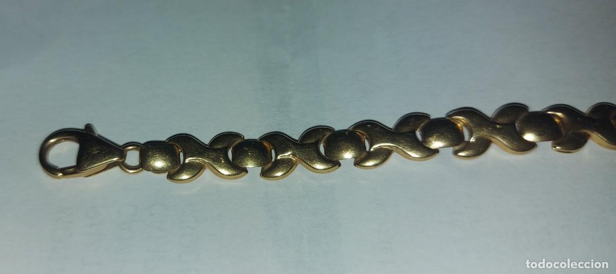 Joyeria: PULSERA ESCLAVA DE DISE&Ntilde;O ORO 18K - Foto 2