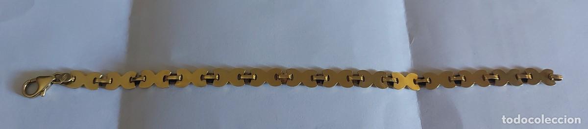 Joyeria: PULSERA ESCLAVA DE DISE&Ntilde;O ORO 18K - Foto 3