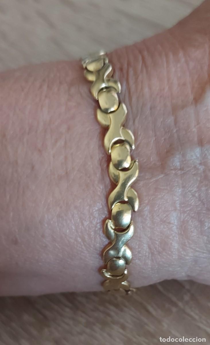 Joyeria: PULSERA ESCLAVA DE DISE&Ntilde;O ORO 18K - Foto 5