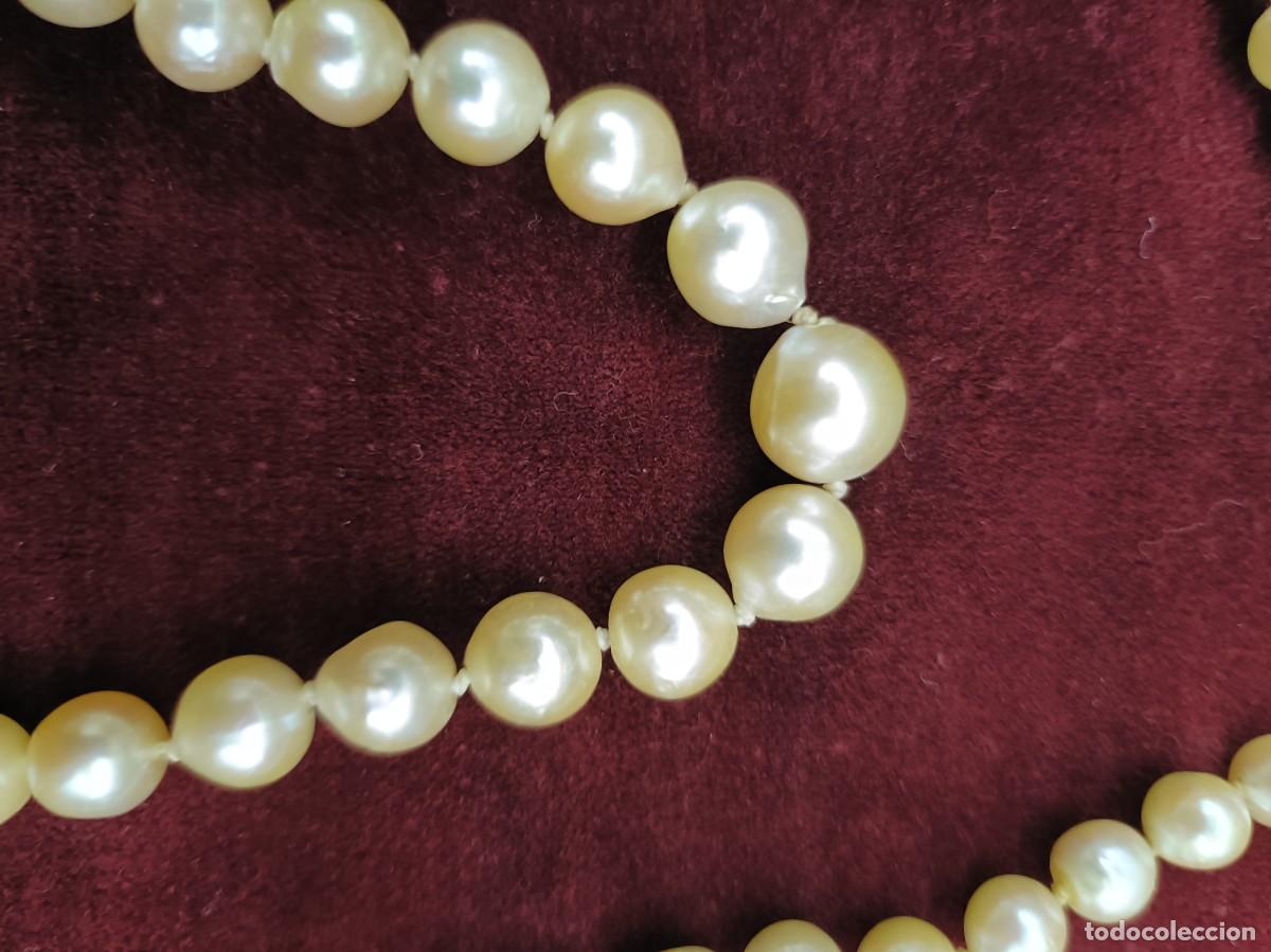 Joyeria: Collar de perlas cultivadas con broche de oro - Foto 5