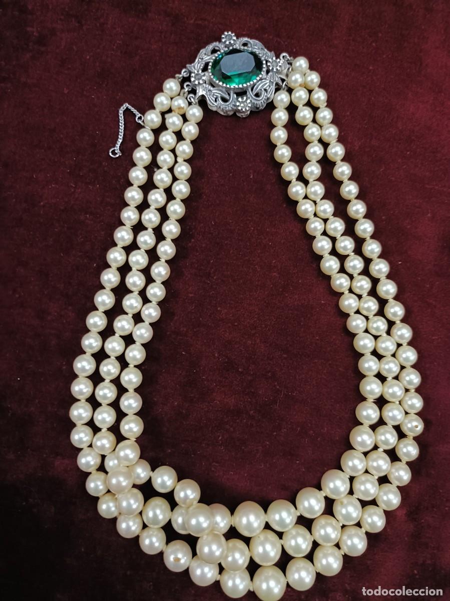 Joaillerie: Gargantilla de Perlas maj&oacute;ricas