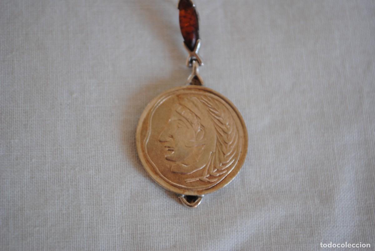 Joyeria: COLGANTE DE PLATA CON MONEDA ANTIGUA DE PLATA . - Foto 3