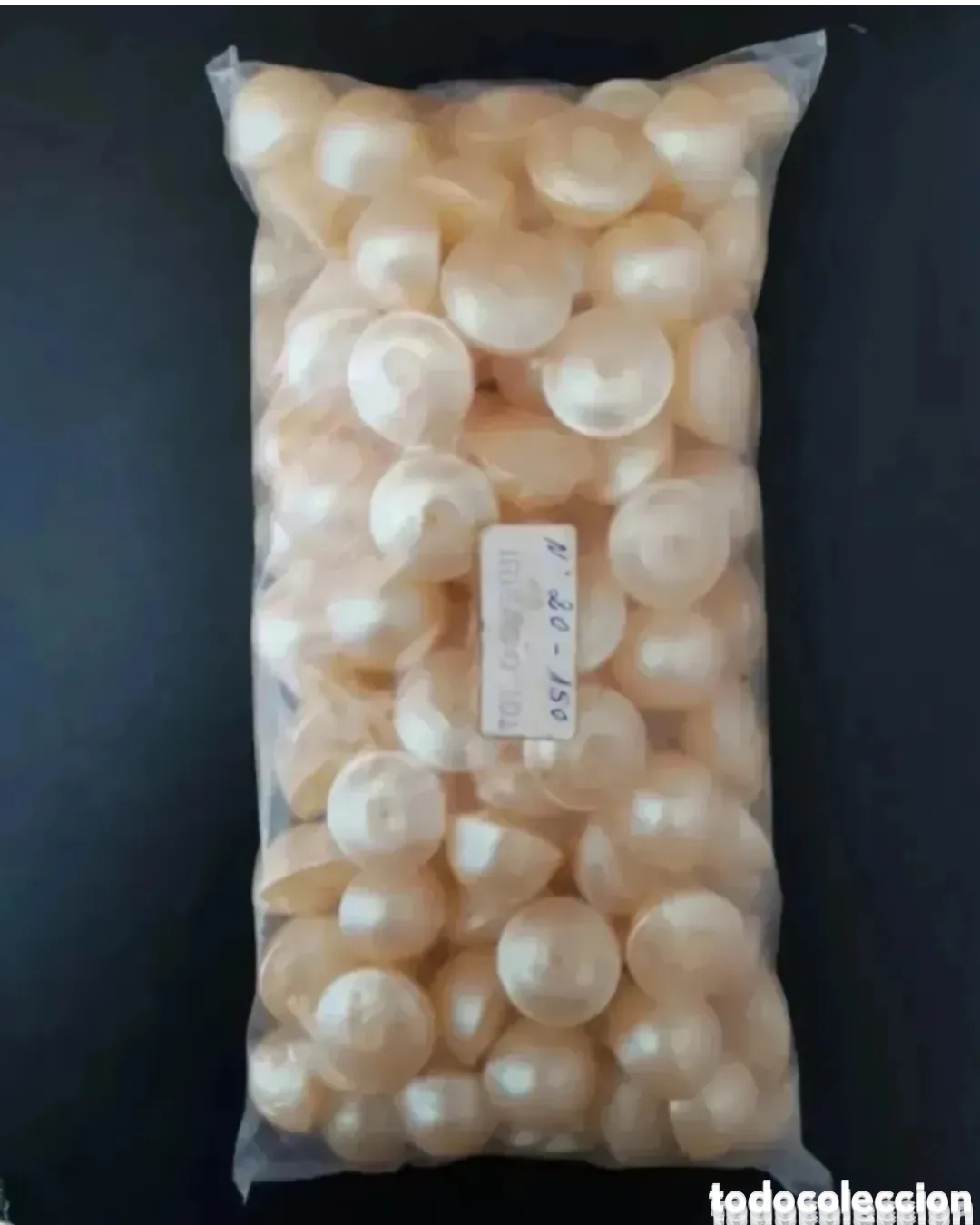 Joalheria: Paquete media perla crema irisada 20mm