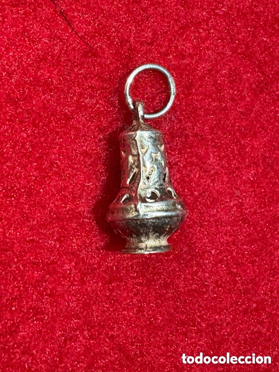 Schmuck: Colgante botafumeiro plata de ley, peregrinaci&oacute;n a Compostela (A5)