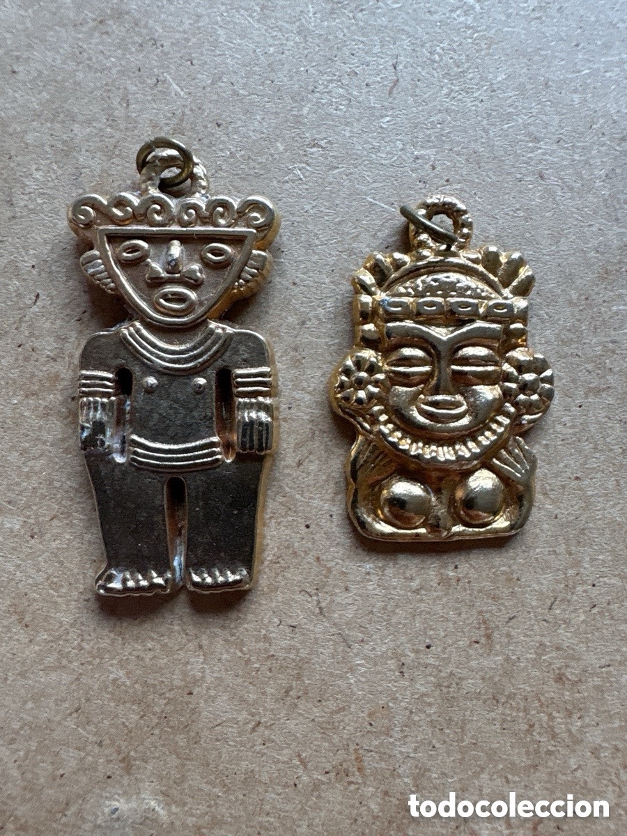 Joaillerie: Colgantes &eacute;tnicos con ba&ntilde;o dorado (A5)