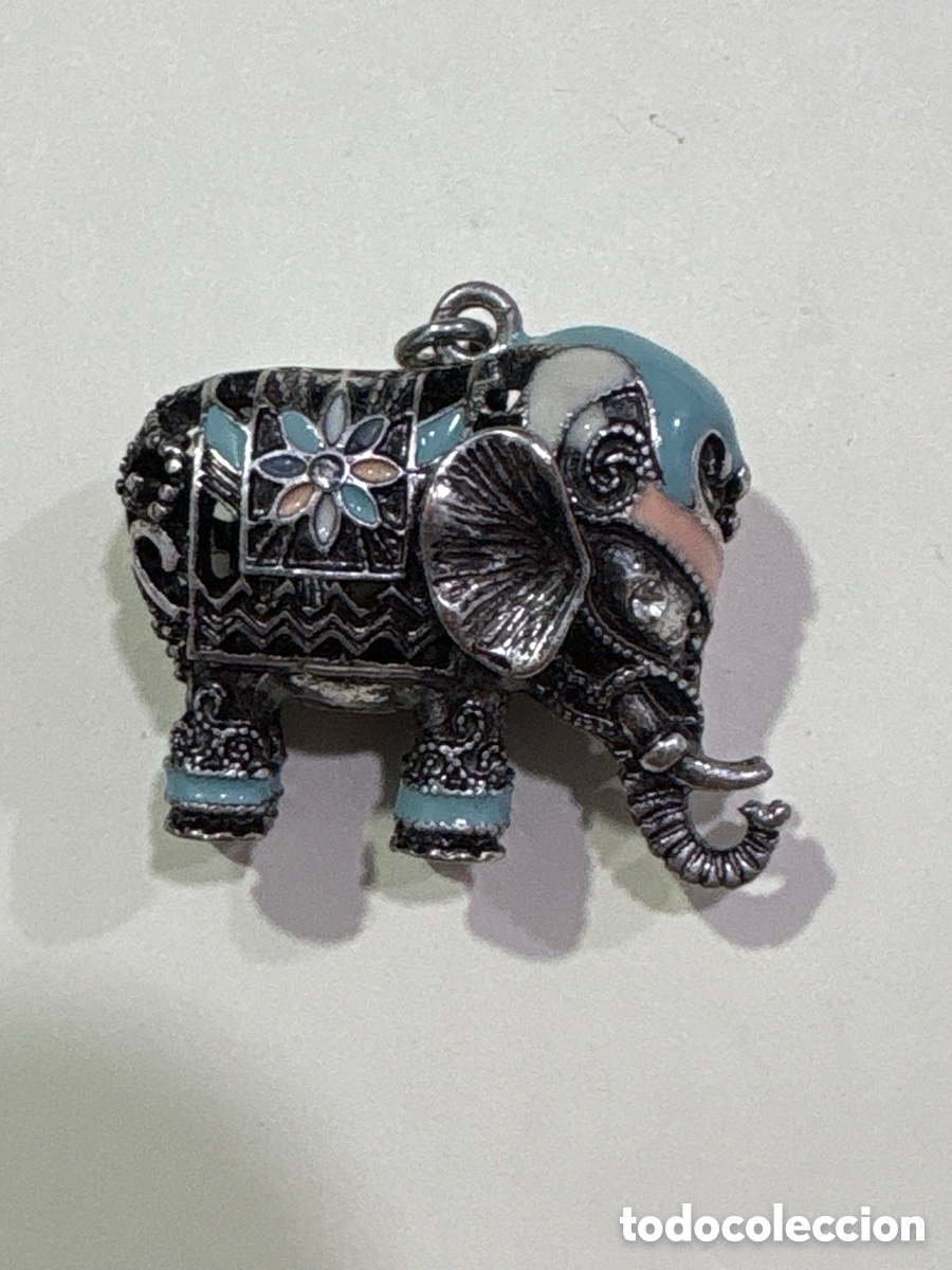 Joaillerie: Precioso colgante tibetano en forma de elefante (A7)