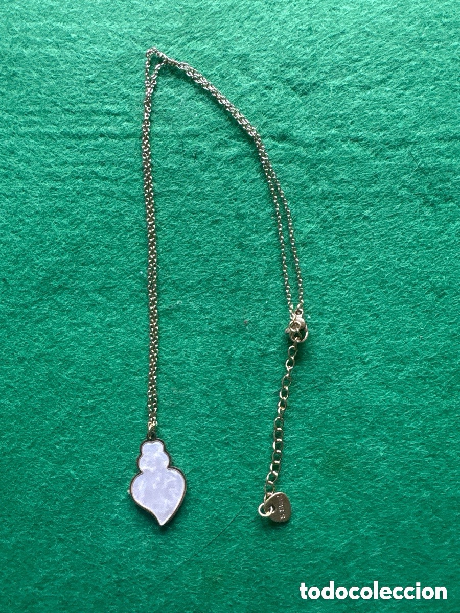 Joyeria: Cadena con colgante dorado y n&aacute;car (A6) - Foto 2