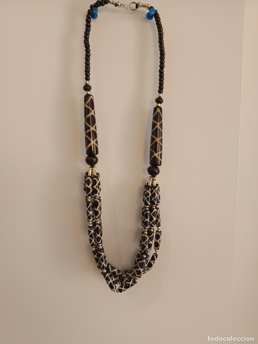Joyeria: Collar Mala Radhe Krishna en verde y dorado - Foto 4