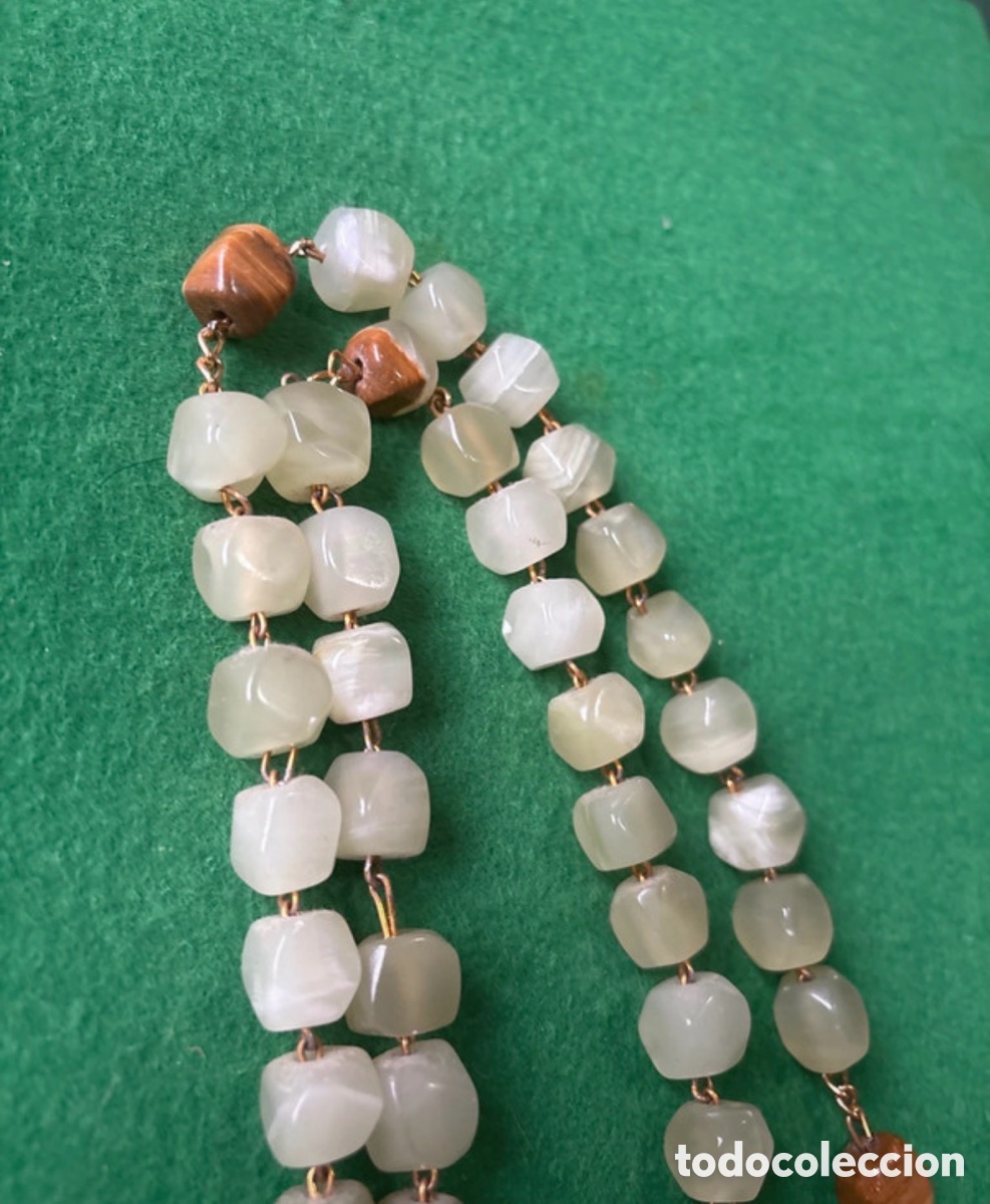 Joyeria: Enorme collar de Agatas verdes (E1) - Foto 5